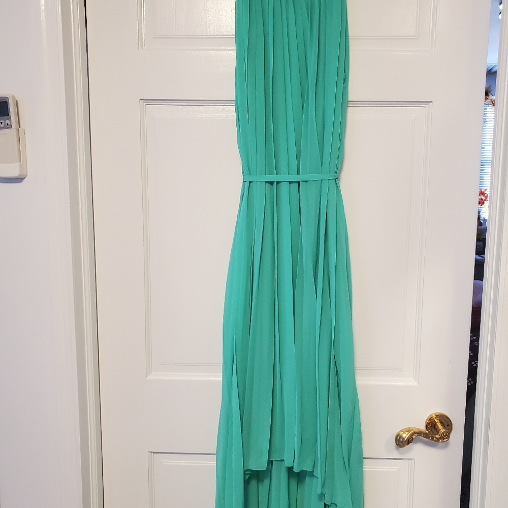 New York & Co pleated midi dress